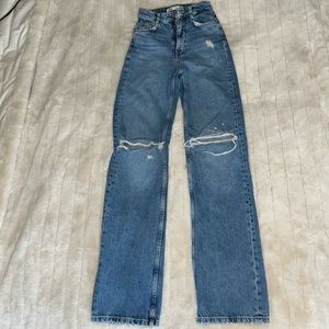 Zara wide leg jeans